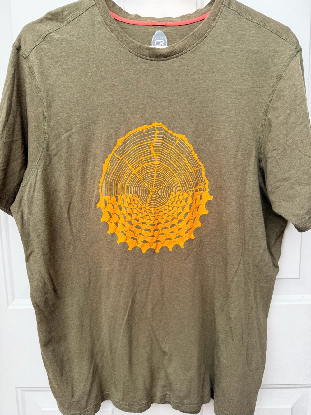 Club Ride Men’s Large Bamboo Blend Graphic Tee Cycling Shirt